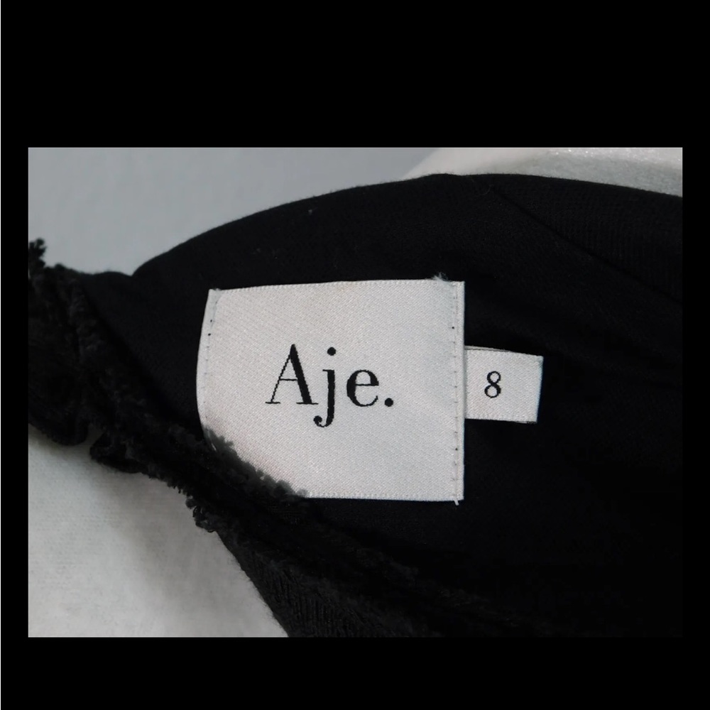 Aje Lady Adella Dress in Black sz 8 - Picture 6 of 6
